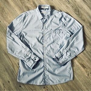 Zanerobe Light Blue Casual Button Down Shirt